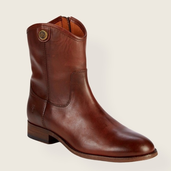Frye Shoes - Frye Melissa Button 2 Short Leather Ankle Booties